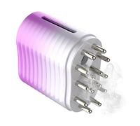 Electric Hair Oil Applicator, Atomizing Massage 2 in 1 Scalp Tool, 0.36 Inch Ergonomic & Compact, Nourishing Massager with Red Light for Dormitory, Salon Use, Home