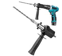 Electric Hammer Converter Adapter - Double Locking Tool Connector, Drill Bit Coupler | Power Transfer Conversion Mechanism System, Practical Heavy Duty Attachment Interface For Hand Drills