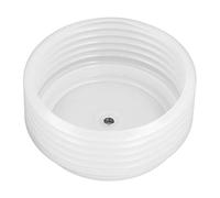 Electric Hammer Dust Cover Hole Opener Dustproof Cover Transparent Elastic Easy to Assemble for Electric Hammer Drill Hole Saw Gypsum Ceiling 125mm Inner Diameter Plastic 15x15x7cm