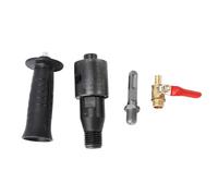 Electric Hammer to Drill Converter, Hammer to Water Drill Quick Change Adapter, Carbon Steel Impact Drill Conversion Tool with 4 Components for Masonry and Tile Drilling