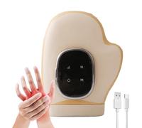 Electric Hand Massager - Compression for Computer Users | Abs Pu Tpu Silicone with Memory Foam, Hd Display 3-Temperature Modes, Usb Charging 2000mah Battery, Home Travel Relaxation