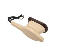Electric Handheld Massager with 3 Massage Heads Heating Iron Shape Percussion Body Massager for Back Arm Leg Waist Butt EU Plug 220V