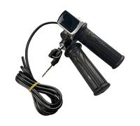 Electric Handle - twist control grip, digital scooter handlebar unit | battery display voltage meter, high sensitivity speed adjuster, essential gear for electric riding
