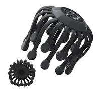 Electric Head Massage Tool, 20 Vibrating Nodes Relaxation Device, 360° Scalp Massager with Music and 5 Adaptable Modes, Promotes and Relieves Stress for Men Adults Elderly