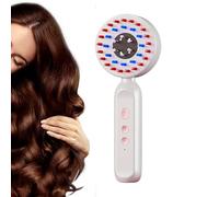 Electric Head - Rechargeable Smart Comb, Red Light Scalp Care, Hair Growth Stimulator Brush, Ergonomic Vibrating | Scalp Comb For Men, Women, Long