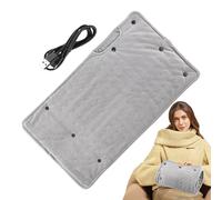 Electric Heated Hand Muff, Reusable Winter Warmer Blanket, Portable Heating Power, for Camping, Fishing, Skiing, Hiking, Cold Weather Travel, Outdoor Sports, Snow Days, 19.69x10.63 inches