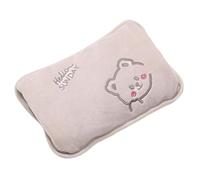 Electric Hot Water Bag - Rechargeable Heating Pad, Soft Plush Cover Warmer, Portable Hand Heat Device, Adjustable Comfort Warmth Tool, Safe Daily Use Accessory | Thermal Warm Bag For Home Relief