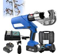 Electric Hydraulic Crimping Pliers,Rechargeable Tool Industrial Cable Lug Crimper,18v Tools,EZ-400