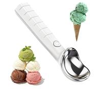 Electric Ice Cream Scoop - Heated Zinc Alloy, Automatic Dessert Spoon