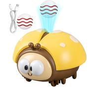 Electric Kids Floating Ball Toy, Ladybug Early Educational Set, 3.74x3.35x2.76 inches USB Charging Interactive Ball with Colorful Lights, Ideal for Classroom, Playroom, Preschool, and Travel