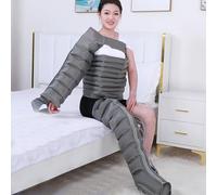 Electric Leg Air Compression Massager Machine, 8 Cavity Recovery System Compression Boots Lymphatic Drainage Leg Massagers for Pain and Circulation Relaxing Foot Calf & Thigh Pressure Massage (8~