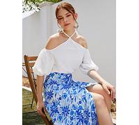 Electric Lift Recliner Chair with Massage for Elderly, Power Standing Assist, Manual Tilt to 135°, 6 Point Vibration, Cream Fabric, Max Load 110kg, Comfortable Reclining Chair for Living Room Bedroom