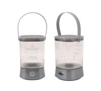 Electric Makeup Brush Cleaner Dryer 1200mAh Cordless IPX65 Water Resistant 2 Modes Automatic Cosmetic Brush Cleaning Machine (Black)