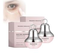 Electric Massage Polypeptide Eye Cream, Eye Cream with Red Light for Dark Circle, Revive Light Eye Massage Cream for Firm and Smooth Fine Lines for Under Eyes (2pc, 50g)