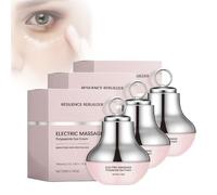 Electric Massage Polypeptide Eye Cream, Eye Cream with Red Light for Dark Circle, Revive Light Eye Massage Cream for Firm and Smooth Fine Lines for Under Eyes (3pc, 50g)