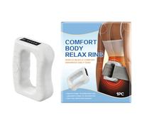 Electric Massage Ring, Cellulite Relief Tool, 4.69x1.65 Inches Full-Body Fascia Device with Deep Tissue, ABS Silicone Massager, Fitness Accessory with Ergonomic Design, Muscle Roller for Leg Thigh