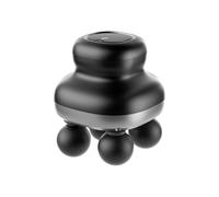Electric Massager, Massage Tool, Handheld Multifunctional Device with 4 Heads and 9 Speeds, Deep Tissue Relaxation for Neck Back Waist Hip Leg Elbow Chiropractic Use, 5.51x4.61x4.61 Inches
