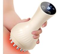 Electric Meridian Brush, Handheld Massage Tool, Body Muscle Reliever, Vibration for Fat Reduction, Compact Lightweight Design, 1-Pack White, For Belly Arms Body Relaxation