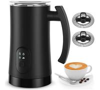 Electric Milk Frother - 4 in 1, 350ml Automatic Warm and Cold Foam Maker for Coffee,Latte, Cappuccino, Macchiato, Hot Chocolate