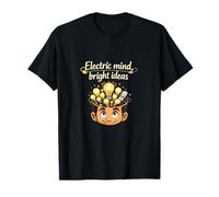 Electric Mind Bright Ideas Design d'électricien Amusant T-Shirt