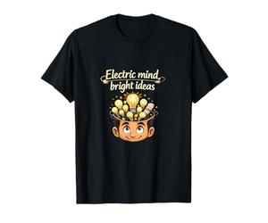 Electric Mind Bright Ideas Design d'électricien Amusant T-Shirt
