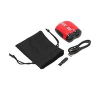 Electric Mini Beard Shaver C Charging Curved Net IPX7 Beard Clipper (Red)