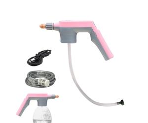 Electric Mister - Pompe à eau portable rechargeable 2 000 mA avec buse réglable - Pompe à eau portable pour garage, jardin, jardin, arrière-cour, maison, intérieur et extérieur