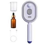 Electric Misting Hairbrush - 21.7cm ABS Air Cushion | Vibration Massage Comb, Red Light Water Spray Hair Brush For Women Girls, Cordless USB Detangling Styling Home Spa Grooming Tool