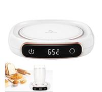 Electric Mug Warmer, Desk Cup Warmer, 3 Temperature Settings, 10W Mug Warmer, Portable Coffee Mug Heater, Beverage Warmer for, Efficient Drink Warmer, Adjustable Temperature Cup Warmer,