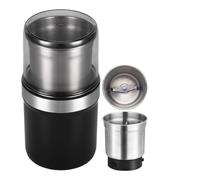 Electric Multi-Use Cup Grinder - Large Capacity Stainless Steel, 2025 New Electric Spice Grinder, One-Touch Coffee Grinder, Detachable Cup for Coffee Beans, Spices & Herbs (Straight Blade)