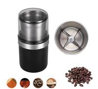 Electric Multi-use Cup Grinder, Large Capacity Stainless Steel, Electric Spice Grinder, Detachable & Washable, Grinder for Kitchen, for Coffee Beans, Spices & Herbs (black,Single Cup B)