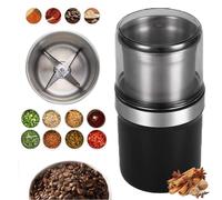 Electric Multi-Use Cup Grinder - Large Capacity Stainless Steel, Handheld Coffee Bean Grinders, Household Grinder Máquina Molienda Granos De Café 200 W Indoor Grain Mills(Cross Blade)