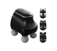 Electric Muscle Massager - 4-Head Relaxation Massage Device, Massage Interchangeable Head, Deep Tissue Muscle Handheld Massager For Athletes Women Men Mom Family Father Mother Horse Equine