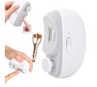 Electric Nail Clipper, 2 in 1 Electric Nail File,Ponçage Automatique Des Ongles,Pas De Bruit, Opération à Une Touche, Lime à Ongles Portable Pour Enfants, Personnes âGées Et Adultes