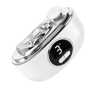 Electric nail clipper adult portable LED display three speed automatic trimming device safe smooth cutting compact ergonomic design rechargeable quiet hygienic grooming tool family household