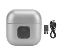 Electric Nail Clipper, Electric Fingernail Trimmer with LED Light, 2 Speed Rechargeable Nail Cutter with Safety Guard, USB Charging for Home and Travel Use (Noire)