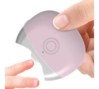 Electric Nail Clipper - Rechargeable Fingernail Trimmer, Automatic Grinding Tool with Integrated LED Light, Silent Personal Care Grooming, Manicure Set, Travel Sized Device for Children Adults