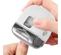 Electric Nail Clipper, Rechargeable Nail Trimmer, Compact Travel Grooming Kit, Stainless Steel Cuticle File Set with LED, Personal Care Tool for Women Men Seniors, Home Salon Daily Maintenance