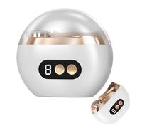 Electric Nail Clipper, USB Rechargeable Fingernail Cutter, 5.91x4.33x1.57 Inches, 3-Speed Settings, LED Light, Safe Fingernail Maintenance Tool for Home Salon Elderly Seniors Baby