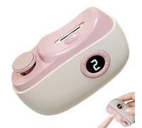 Electric Nail Clipper, USB Rechargeable Fingernail Trimmer, LED Nail Clippers with 3-Speed Settings, 3.35x2.6x1.26 inches Safe and Convenient Care for Elderly, Travel and Home Use