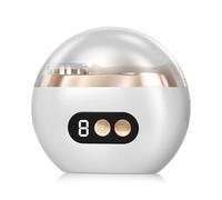 Electric Nail Clippers, 2 in 1 Coupe Ongle Electrique, Rechargeable and Silent Cordless Electric Device with LED Light, Coupe Ongle Pied Painless Nail Care at Home, Easy Clip for Elderly (Blanc)