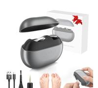 Electric Nail Clippers 3 in 1 with Polishing, New Baby Nail Clippers with & LED Light, 2 Speed Electric Nails File Clipper for Seniors, Baby and Adults Fingernail Toenails (noir)