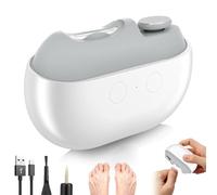 Electric Nail Clippers 3 in 1 with Polishing, New Baby Nail Clippers with & LED Light, 2 Speed Electric Nails File Clipper for Seniors, Baby and Adults Fingernail Toenails (blanc)