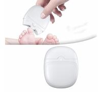 Electric Nail Clippers, Automatic Nail Clippers for Adults, 2 in 1 Fingernail Cutter and File, Electric Automatic Nail Clipper with Light, Automatic Nail Care Tool USB Rechargeable