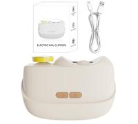 Electric Nail Cutter - Automatique Nail Trimmer, 2 Speeds Portable Safety Polisher, with Led Light Electric Naill Trimmer For Adults Fingernail Scraps Storage Design For Women Senior Kids Home