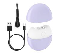 Electric Nail Cutter - Rechargeable Fingernail Trimmer for Gentle Grooming | LED Light Toenail Clipper with Collection Box, Quiet Fingernail Cutter, Kids Adults Seniors for Home Manicure Pedicure Care