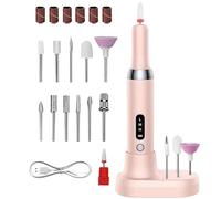 Electric Nail File, Adjustable Speed Nail Drill, Cordless Nail Drill, Nail Drill Kit with a Variety of Drill Bits, Ideal for Filing, Grinding, and Shaping Nails at Home (1 Piece)