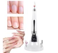 Electric Nail File - Perceuse à ongles sans fil | 3 modes réglable LED Display Manucure Pédicure Set Rechargeable Fingernail Shiner Device Hand Foot Care Tools for Home Salon