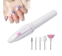 Electric Nail File, Professional Cordless Nail Drill Machine, Manicure Pedicure Tool for Polishing, Grinding, Trimming (6.3x1.18x0.75 Inches), Hand and Foot Care Kit