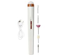 Electric Nail Filer, Professional Manicure Pedicure Grinder, Portable High-Speed Polishing Tool, Ergonomic Design, Ideal for Families, Friends, and Lovers, White and Pink